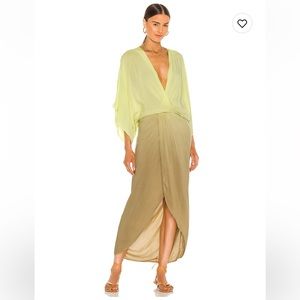 Young Fabulous & Broke soft neon ombré maxi dress, O/S, never worn.